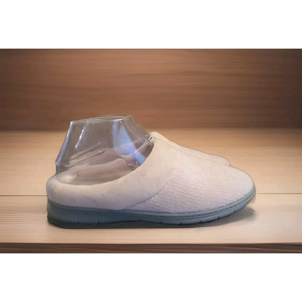 Dearfoams Chenille Slide Slippers Womens Size‎ L 9-10 Pink NWT